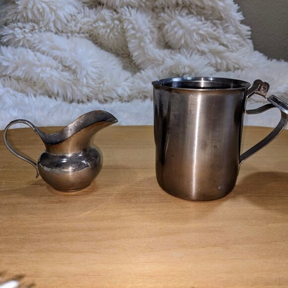 Silver Metal Serveware Vintage Decor - Picture 2 of 12